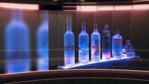 LED Lighted Liquor Shelf - LED Powered, Remote Controlled