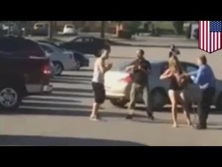 Shoplifters fight Belk store employees in Madison Square Mall parking lot, Alabama