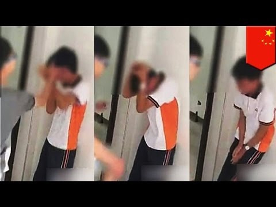 Shocking video of bullying: Chinese student beaten and slapped outside school restroom - video Dailymotion