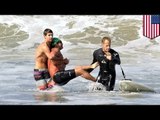 Great white shark attacks swimmer at Manhattan Beach near LA
