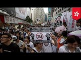 Hong Kong July 1 handover 17th anniversary protest - Sit Down song