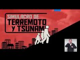 Simulacro de Terremoto y Tsunami en Valparaíso con lenguaje de señas