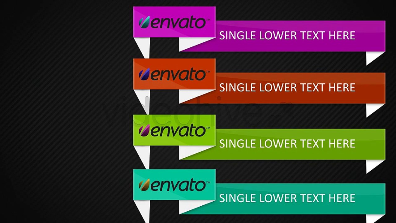 After Effects Project Files - Fold Lower Third - VideoHive 3543439