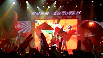 Coca Cola Shanghai Expo Concert   Jacky Cheung and K'naan singing World Cup 2010 Theme Song