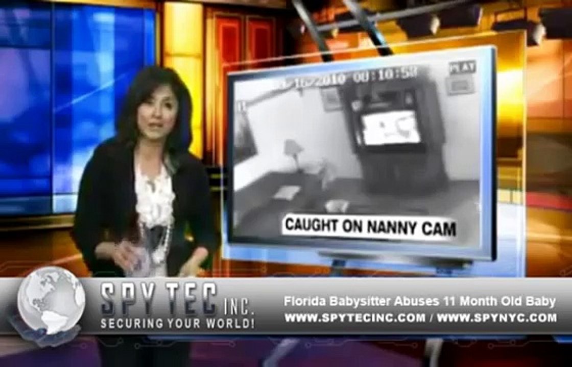Hidden Camera Catches Child Abuse : Florida Babysitter Abusing 11 Month Old Baby