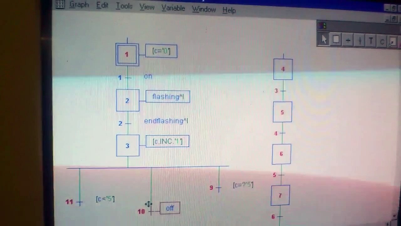grafcet programming for PLC PTUK part 1