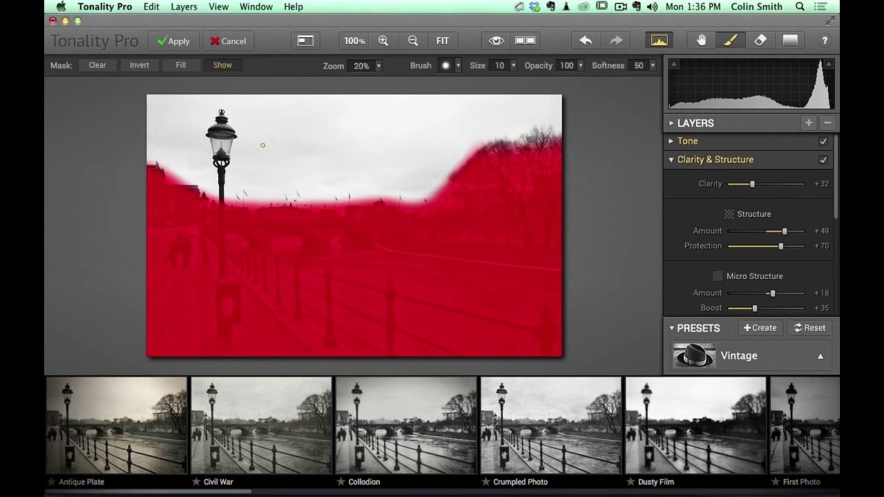 Amazing results with stylizing black and white