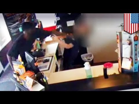 Shocking video: Man assaults pregnant clerk of a Florida phone shop