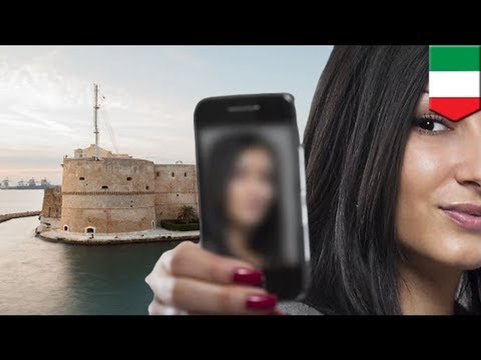 Italian teen Isabella Fracchiolla plunges off wall in Taranto, Italy trying to take selfie