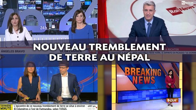 Nouveau tremblement de terre au Népal de magnitude 7,4