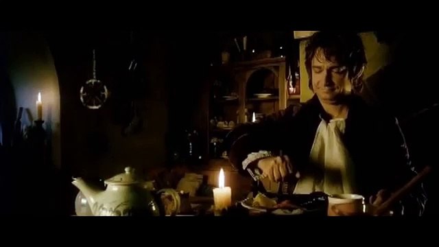 Hobbit Bilbo Baggins meet the Dwarves