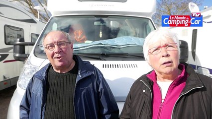 Jean-Michel et Annick : “On a choisi un camping-car à lit central”