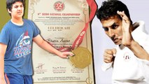 Akshay Kumar’s Son Aarav Wins A GOLD In MARTIAL ARTS Championship