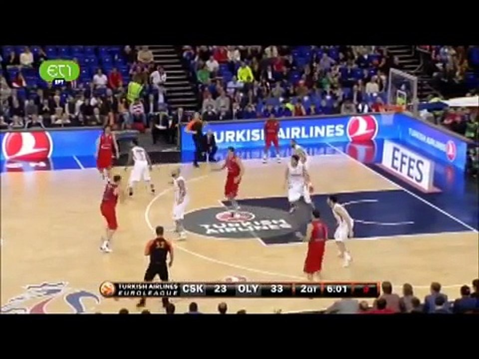 olympiakos vs cska 69-52 2013 euroleague semifinal