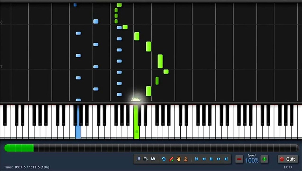 The Simpsons Theme - Piano Tutorial - Synthesia