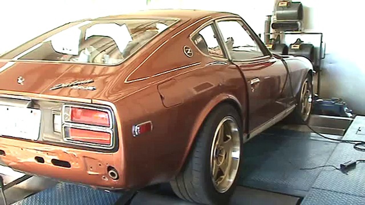 1971 Datsun 240Z with Toyota 2JZ Single Turbo engine tuned by Fine Line Imports or FLI