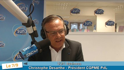 Mardi 12 mai : Sun Business avec Christophe Desarthe (CGPME)