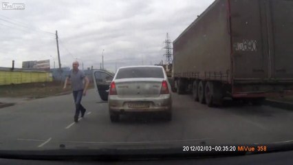 Guy was looking for a fight and got what he deserved