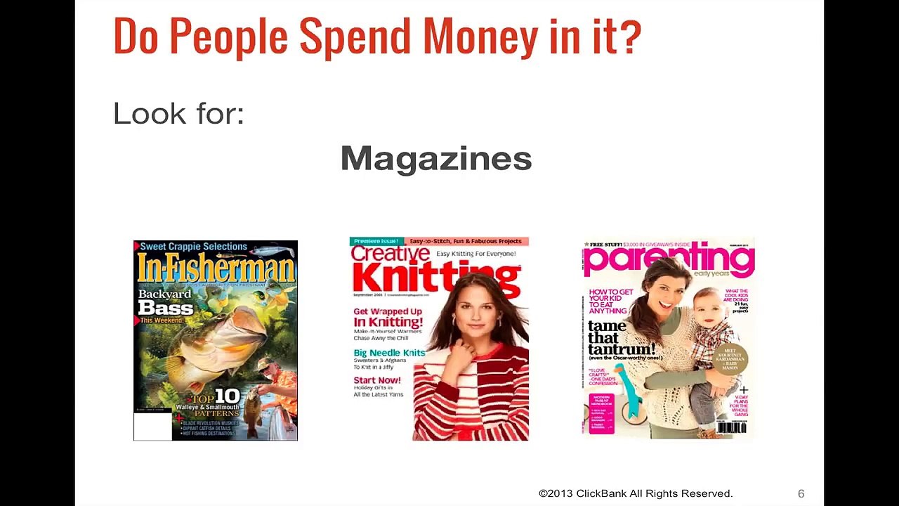 ClickBank Affiliate Training Step 1_ Choose Your Niche