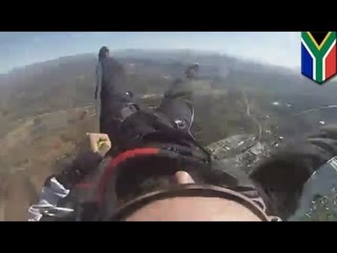 Парашютист чудом остался в живых