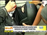 Hinihinalang snatcher binangga matapos maipit sa trapik