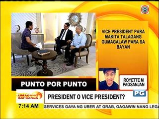 Punto por Punto: Presidente o VP?
