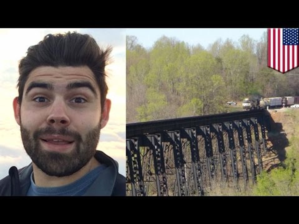 Śmierć na torach: mężczyzna ginie, kobieta ratuje się skacząc 30 metrów w dół