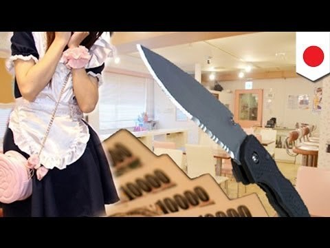 Lalake, ninakawan ang isang Maid Cafe sa Akihabara, Japan!