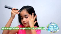 PEINADOS FACILES PARA NIÑAS (2) Y MAQUILLAJE PARA NIÑA DE 8 A 15  AÑOS CON VESTIDO ELEGANTE