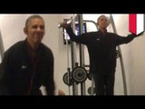 Leaked photos of President Obama working out hit the web!