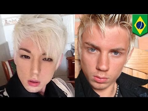 Plastic surgery gone wrong: Brazilian man Xiahn Nishi (니시샨) Korean plastic surgery for Asian eyes