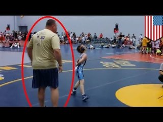 National Duals wrestler's angry father charges mat. Crazy sports dad or not?