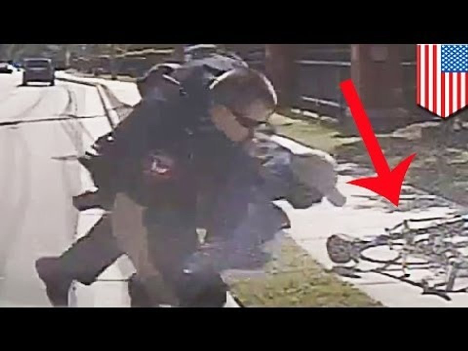Cyclist argues with police: John G. Hill acquitted, Durham police use of force video