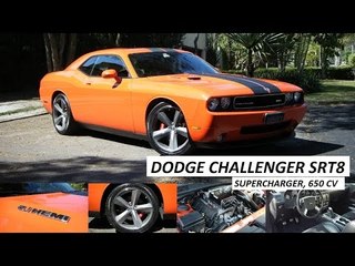 Descargar video: Garagem do Bellote TV: Dodge Challenger SRT8 (supercharger Kenne Bell, escape Magnaflow e 650 cv)