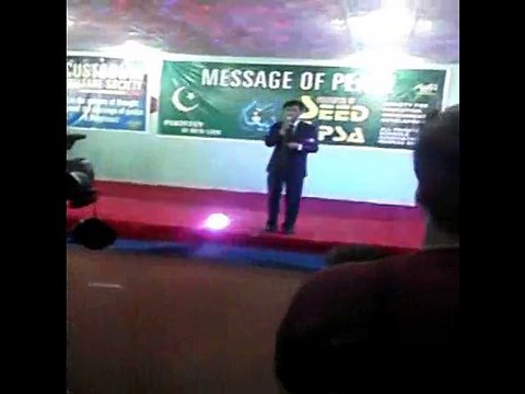 Director and students of Pakistan House of Knowledge participated in the Message of Peace Conference held on 23 Apr