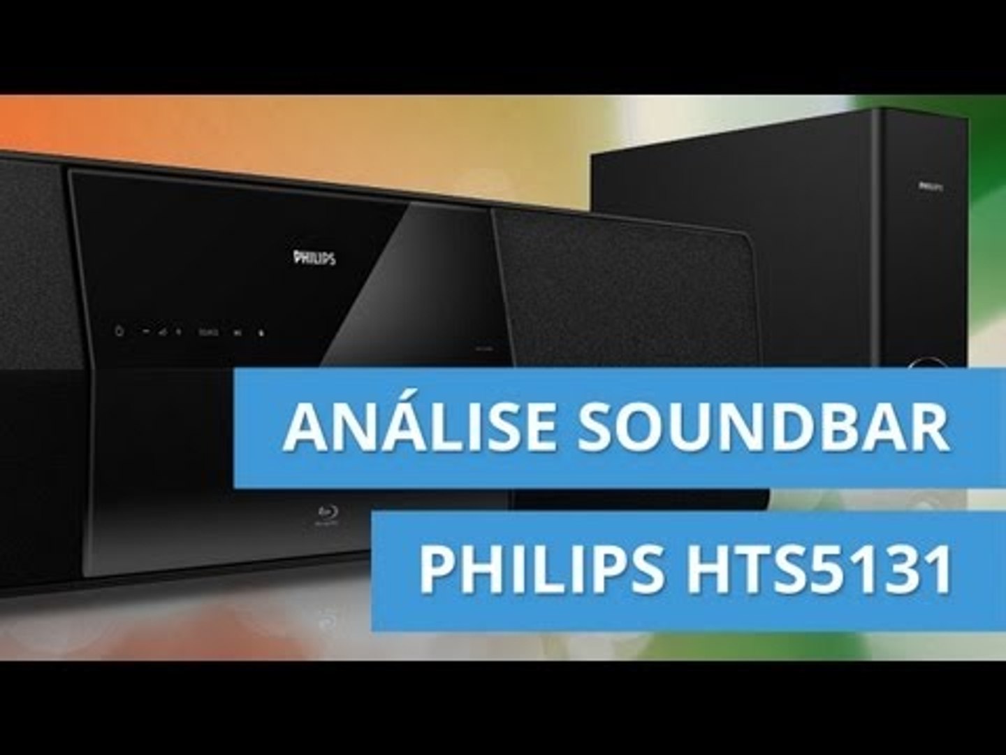 Soundbar Philips HTS5131 [Análise] - Vídeo Dailymotion