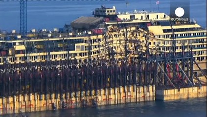 Wrecked Costa Concordia liner makes its final journey