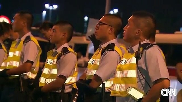 Police, protesters clash as Hong Kong demonstrations turn violent
