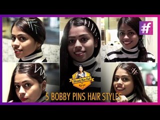 5 Quick And Easy Bobby Pin Hairstyles