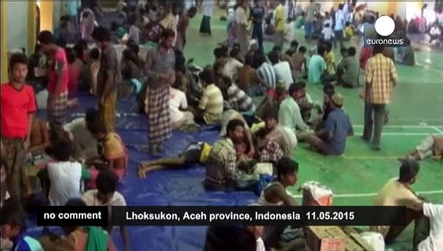Bangladeshi and Rohingy refugees rescued in Indonesia