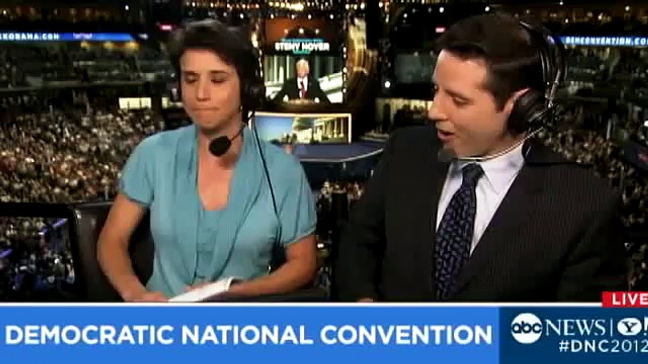 'Daily Show's' John Oliver Yells at Steny Hoyer at the Democratic National Convention Comedy