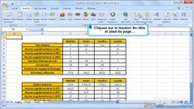 Comment ajouter des en-têtes et des pieds de page avec Excel 2007 ?