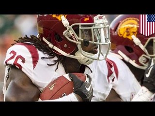 Josh Shaw z USC skacze z 2 piętra i ratuje tonące dziecko.