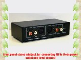 TCC TC-780LC Stereo Line Level Amp / Booster with iPod Jack BLACK VERSION