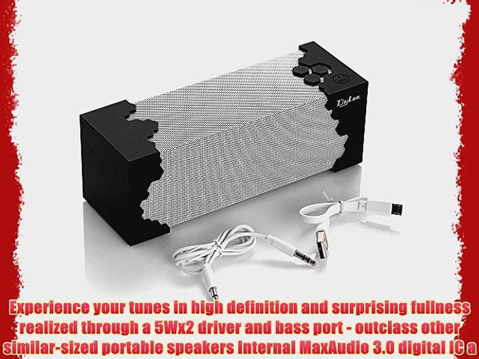 Dylan? COCOON Portable Wireless Bluetooth NFC Speaker 10 Watt Portable Speaker System 1800mAh