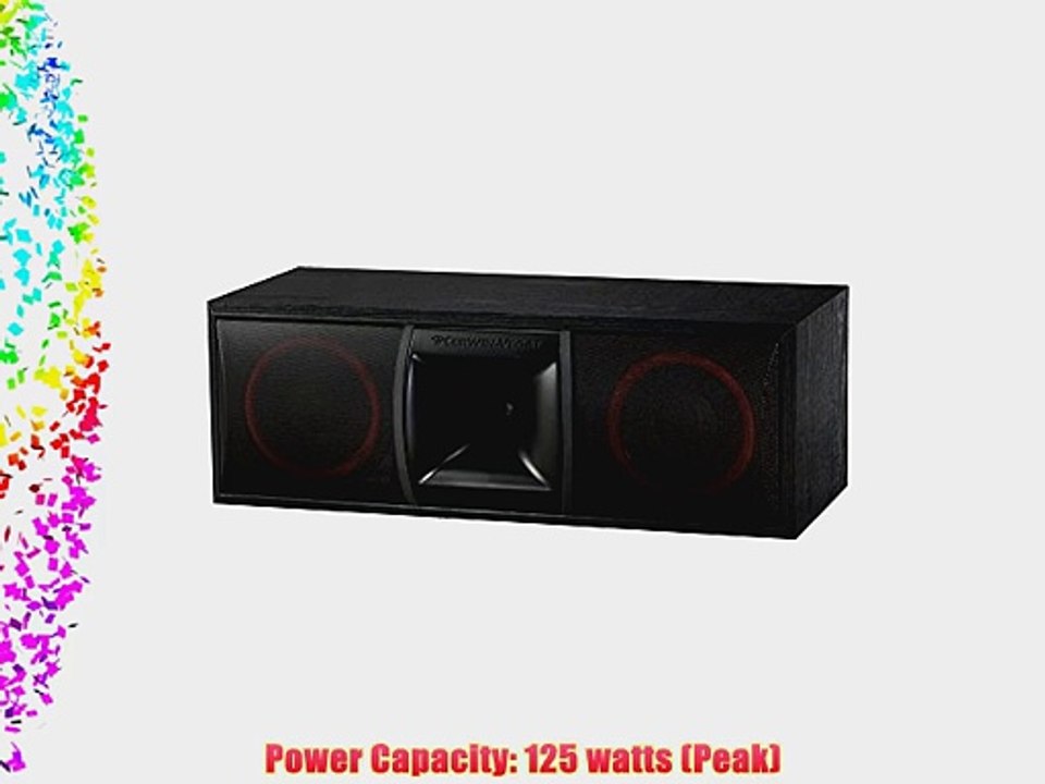 Cerwin-Vega XLS-6C 2-Way Home Audio Center Channel Speaker (Each Black)