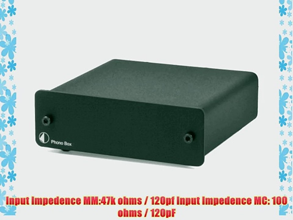 Pro-Ject Audio - Phono Box DC - MM/MC Phono preamp with line output - Blk