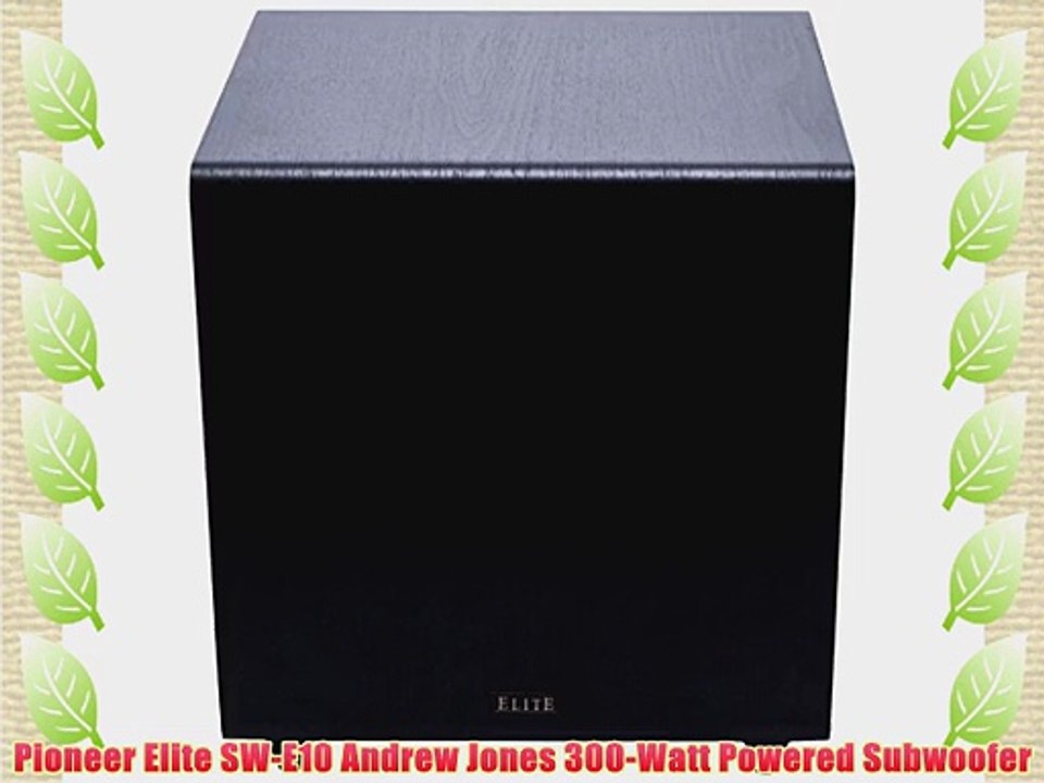 Pioneer Elite SW-E10 Andrew Jones 300-Watt Powered Subwoofer