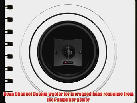 Boston Acoustics HSi 460 In-Ceiling Speaker (White)