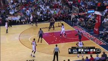 Nene Posterized Al Horford _ Hawks vs Wizards _ Game 4 _ May 11, 2015 _ 2015 NBA Playoffs
